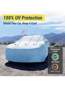 TITANIUM Outdoor Car Cover - 100% Waterproof, All-Weather Protection, Custom-Fit - 1 - View 6