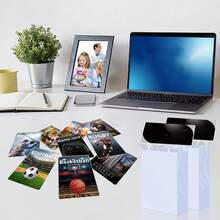 100 张卡套，透明软交易卡套，聚丙烯 (PP)，适合 MTG、TCG、棒球、足球、游戏卡