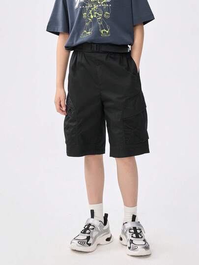 Balabala Boys' Quick-Dry Cargo Shorts, Cooling & Comfortable Summer Wear
