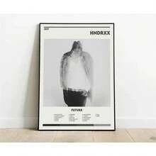 1pc Rapper Hip Hop Rock HONEST THE WIZRD Pop Rap Album Nhạc Bìa Poster Tương Lai Tranh Canvas Thẩm Mỹ Nghệ Thuật Treo Tường Trang Trí Phòng Khách Không Có Khung - Nhiều màu - Xem 7