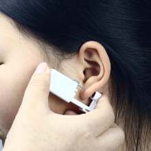 24PCS Disposable Ear Piercing Gun With Built-In Steel Stainless Stud Earrings-Safety Self Ear Piercing Kit