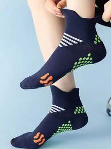 1/2/3/4/7 أزواج جوارب رياضية للنساء، جوارب اليوغا واللياقة البدنية مانعة الانزلاق، طول الكاحل/الطاقم، كاجوال للاستخدام اليومي - متعدد الألوان - مشاهدة 4