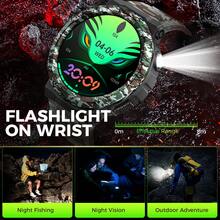 EIGIIS 3ATM Waterproof Military Smart Watch For Men With LED Flashlight, 1.53" HD Smartwatch With Answer/Make Call, Fitness Tracker With 110+ Sports Modes Sleep Monitor For Android IOS - Multicolor - View 7