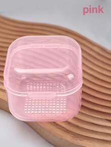 Square Nail Drill Bit Disinfection Box With Filter Layer, Manicure Tool Soaking And Disinfection Tray, Professional Beauty Salon Manicure Cleaning Container - Multicolor - View 12