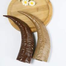 Geschenk für Katzen-/Hundeliebhaber und Katzen-/Hundemamas, Lieblingsspielzeug für Welpen, neue Pflanzenfaser-Hörner, interaktiv, abriebfest und bissresistent, Simulationsfutter mit Leckagestiften, Hörner, Geschenk für Katzen-/Hundeliebhaber und Katzen-/Hundemamas, Lieblingstiere