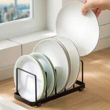 1 Stück Küchengeschirr Abtropfgestell, Schrank Geschirr Tellerhalter, Ablage für Geschirr und Schneidbretter