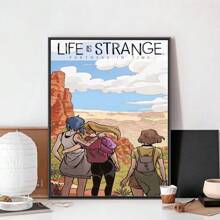 1 pieza Arte de Pared Pósters Sin Marco Vida es Extraña La Tormenta Póster del Juego Sin Marco Club de Kraft Papel Póster Vintage Arte de Pared Pintura Decoración de Dormitorio Estudio Pegatinas