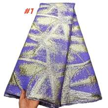 African Jacquard Lace Fabrics 2025 French Brocade Lace Fabrics For Evening Women Party Dress Sewing