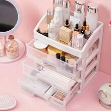 1pc Desktop Drawer Style Stationery Storage Box, Multi-Layer Student Dorm Supplies Organizer Rack, Small Items & Miscellaneous Storage Box, Suitable For Office Supplies, Home Study, Dresser, Jewelry, School Supplies Back To School - Multicolor - View 5