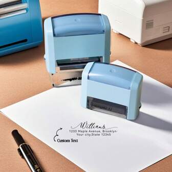 Customized Address, Name And Anniversary Stamp, Great Gift For Friends,Back To School,School Supplies