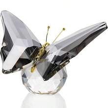 1件水晶蝴蝶装饰品，玻璃蝴蝶工艺品，办公桌摆件，餐桌中心装饰品，动物摆件，收藏品，家居装饰，男女皆宜，情人节，母亲节礼物 - 彩色 - 查看 15