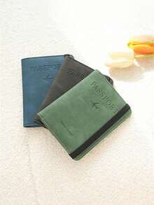 Rfid Passport Holder, Thin Passport Wallet, Pu Surface, Anti-Theft Travel Wallet, Multi-Function Wallet, Travel Passport Holder, Cute Card Holder, Travel Supplies Travel Storage Bag Travel Supplies Travel Wallet Passport Holder Passport Wallet Beach Vacation Bag Summer Graduation