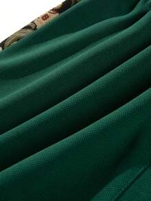 男士时尚宽松休闲刺绣熊沙滩短裤，夏季