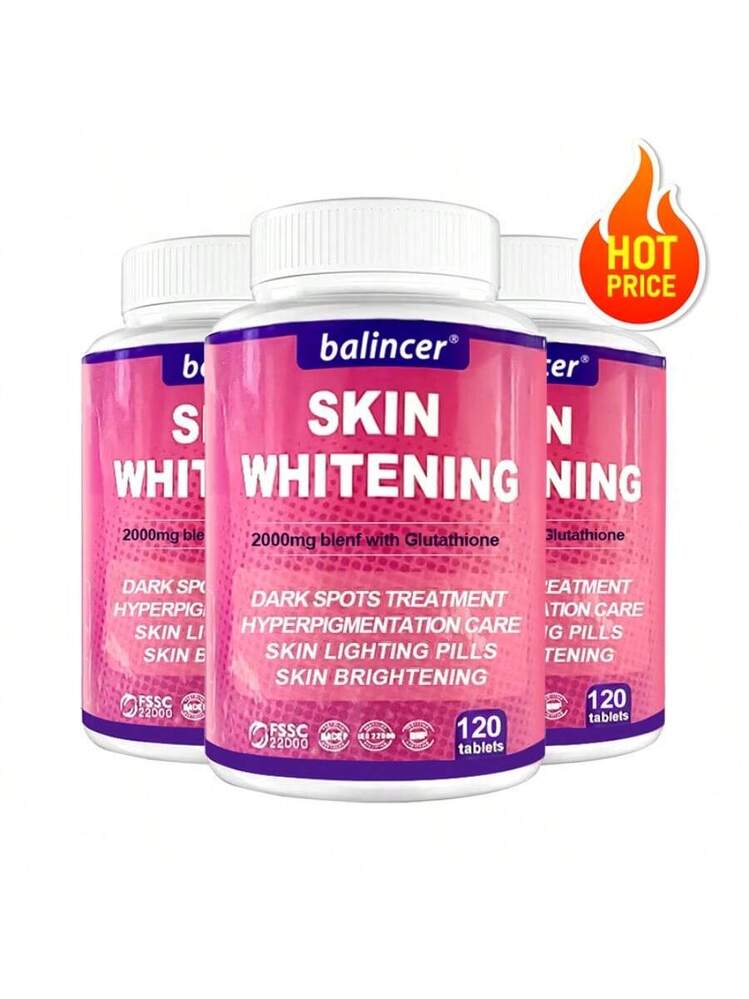 glutathione pills whitening Skin Whitening Capsules - Mixed With Glutathione, Radiant Skin-120 Capsules