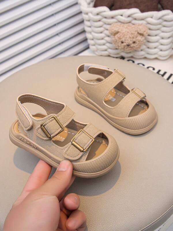 Nuevas sandalias elegantes para niños, sandalias planas para exteriores antideslizantes para bebés adecuadas para niños y niñas