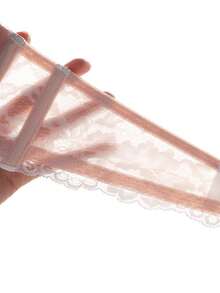 2 Stylish Teen Girl Multicolor Lace Lace Teen Lingerie, Comfortable Gathering Non-Slip French Female Bra, Bra Underwear, Detachable Shoulder Strap,