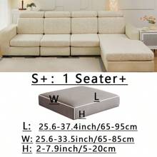 1pc Universal Jacquard Knit Elastic Sofa Cushion Cover, Suitable For All Seasons Home Decor Bedroom Decor Room Decor Aesthetic Room Decoration Stuff Living Room Decor Sofa Cover Couch Cover Sofa Covers