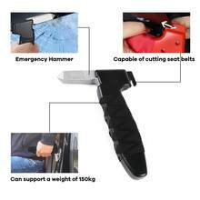 1 件便携式车辆支撑手柄，3 合 1 门把手辅助器，适用于老年人、孕妇、残疾人、安全带切割器和窗户破碎器，适合行动不便的老年人的汽车站立辅助器汽车配件