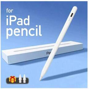 Penna stilo compatibile con Apple Pencil, con indicatori di alimentazione a LED, rifiuto del palmo, penna touch per iPad 2022, 2021, 2020, 2019, 2018, regali per madre, famiglia, amici, compleanni, festività, accessori per penne