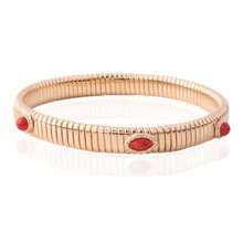 Bohemian Metal Spring Chain Copper Bracelet For Women, Fashion Jewelry Gift For Vacation