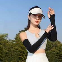 Sun Protection Sleeve For Women; Outdoor Cycling Ice Sleeve For Men And Women; Plain Simple Protection For