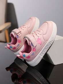 Children's All-White Sneakers, Breathable And Versatile Sneakers, Spring And Autumn - Pink - View 6