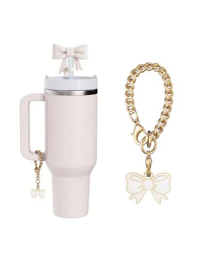 Compatible With Stanley Cup Accessories Cute Pendant For 30&40 Oz Tumbler With Handle The Length Of The Charms Accessory Is 3.94 Inches., Back To School Supplies