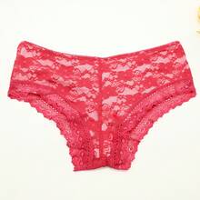 RITA SENSUAL PAN201 6 pantaletas de encaje con forro interior. Variedad de Colores y Tallas (S-M-L-XL) - Multicolor - Ver 4