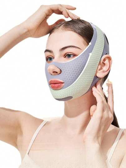 1 pieza Faja/Cinturón facial para dormir de mujer, apto para uso diario