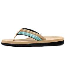 Plus Size Lightweight EVA Flip-Flops / Casual Non-Slip Slippers / Beach Thong Sandals, Solid Color, EVA Insole, Suitable For Vacation, Beach, Casual, Indoor & Outdoor, Spring/Summer - Beige - View 2