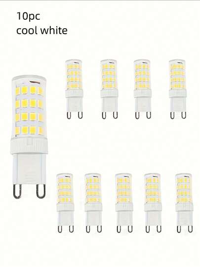 10pcs G9 LED Bulbs 220V Replacement Bulbs, Crystal Lamp, Ceiling Light, Cool White, Warm White, 2W, G9 Base