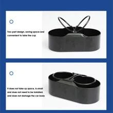 CARSUN Carsun Dual-Ring Cup Holder, Non-Slip Design Fits Most Cars, Car Water Cup Holder, Suitable For Central Armrest