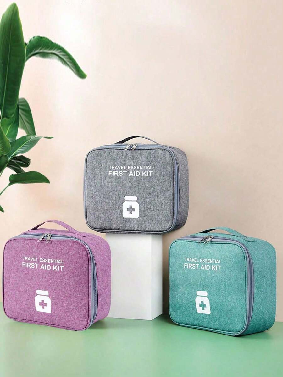 Portable Medical Bag, Home/Travel First Aid Kit, Emergency Medicine Storage, Mini First Aid Pouch