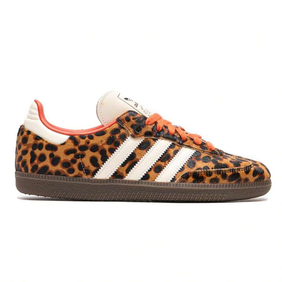 Adidas Samba OG Preloved Red Leopard JI2734 Women's Fashion Sneaker New - 棕色 - 查看 1