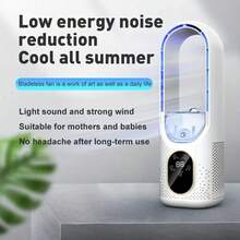 Máy làm mát không khí mini để bàn, làm mát văn phòng, quạt phun sương không lá, quạt điều hòa không khí USB - Nhiều màu - Xem 11