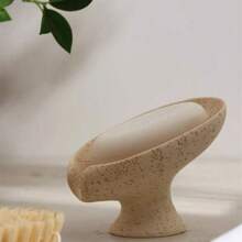 Resin Soap Dish, Soap Holder,Self Draining Leaf Shape Soap Dishes,Leaf-Shaped Soap Dish With Drain,Soap Saver, Soap Tray,Soap Dish For Sink Bathroom Shower Kitchen, Easy To Clean Keeps Soap Dry Bathroom Accessories Bathroom Organizer Storage Back To School