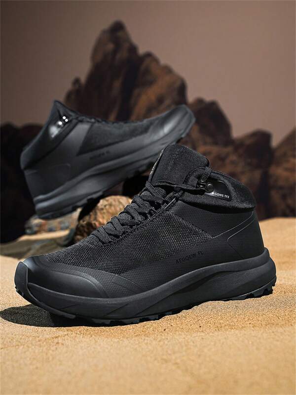 Chaussures de course extérieur haute tige, baskets décontractées imperméables et amortissantes pour hommes, chaussures de ville antidérapantes et durables, chaussures de sport légères et confortables pour le jogging, chaussures de randonnée et de trekking extérieur de haute qualité