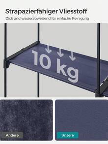 SONGMICS Portable Closets - Navy Blue - View 5