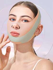 1pc Women Mask Sleeping Facial Belt, Suitable For Daily Wear - Multicolor - View 5