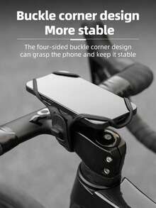 ROCKBROS Non-Blocking Bike Phone Mount Elastic Silicone Handlebars Grip 4-7 Inch Anti-Shock - Multicolor - View 4