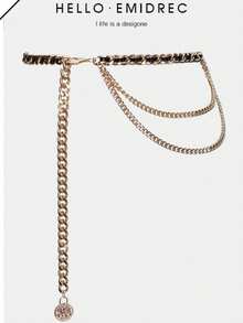 1pc 腰链女士装饰腰带裙子连衣裙细腰带甜美时尚细腰链