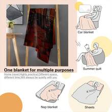 Luxurious Bar With City View, Warm Lighting, And Checkered Floor Home Use, Travel, Camping, Personalized Blanket A Perfect Gift For Family And Friends_00001_