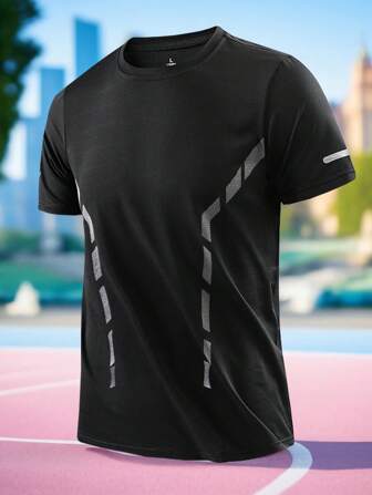 Sports&Outdoor T-Shirts Men Outdoor Apparel Spring And Summer Clothing Active Tops Short Sleeve Daily&Casusl Running&Workout Comfortable Loose Tennis & Golf Hockey Equestrian