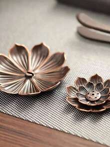 Creative Lotus Incense Holder Incense Burner , Spooky, Autumn, Festival, Holiday , Winter, Holiday, Festival Valentine DAY, Valentines Wedding, Birthday - Multicolor - View 9