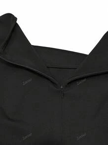 Tuta elegante di moda da donna a maniche lunghe e colore tinta unita, adatta per compleanni, lauree, feste formali serali, festival