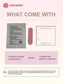 10 件手工按压式假指甲假指甲贴指甲贴水钻装饰法式白蝴蝶短眼猫 3D 创意趣味漫画花朵可爱现代日式风格