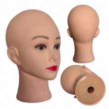 Female Mannequin Head Cosmetics Model Making Wig Display Glasses Hat Headset Display Stand Rack Manikin Heads For Makeup