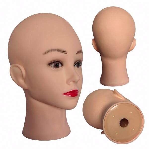 Female Mannequin Head Cosmetics Model Making Wig Display Glasses Hat Headset Display Stand Rack Manikin Heads For Makeup