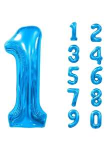 1 个 32 英寸数字气球，适用于生日、周年纪念、节日、新年、圣诞派对装饰 - 黑色 - 查看 7