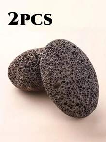 1/2 Peças Pedra-pomes Natural Esfoliante para os Pés - Ferramenta de Lixa de Pedra Vulcânica para Suavizar as Mãos e os Pés, Remove Rapidamente os Calos (Textura Assimétrica em Favo de Mel e Cor Aleatória)